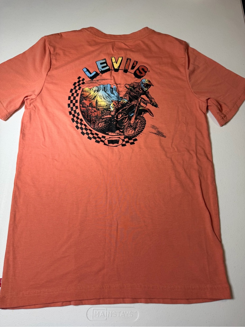Levi's Boys Graphic Motocross Short-Sleeve Shirt Size XL (new without tags)